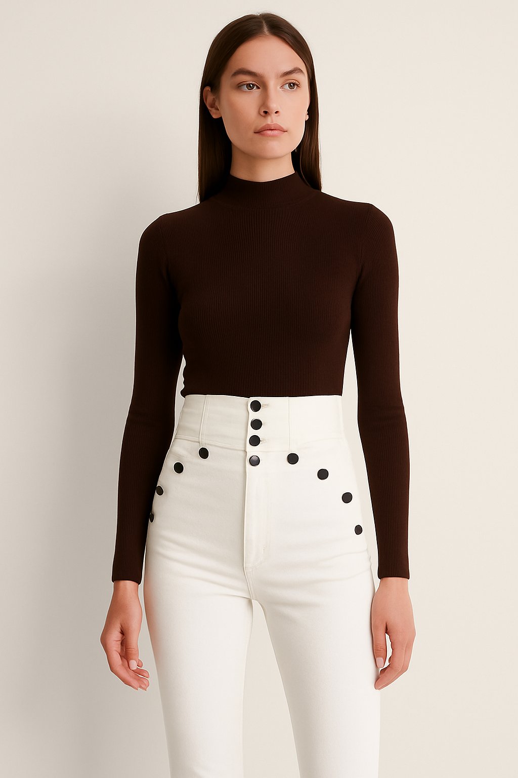 High-Waist Jeans