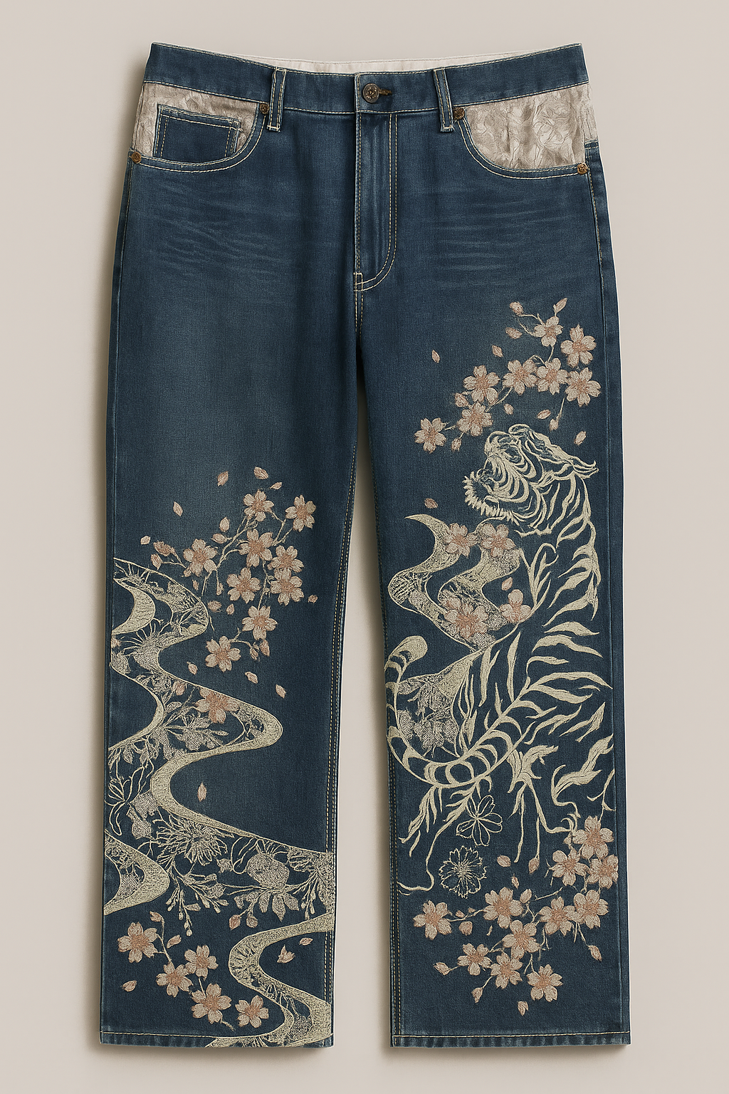 Unisex Tiger Jeans