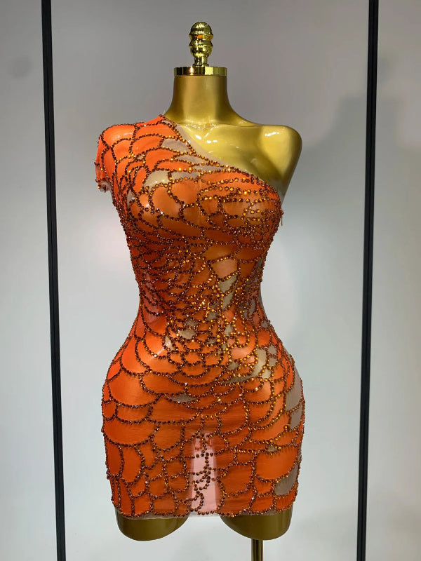 Rhinestone Night Dress
