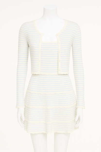 Cardigan Dress Set