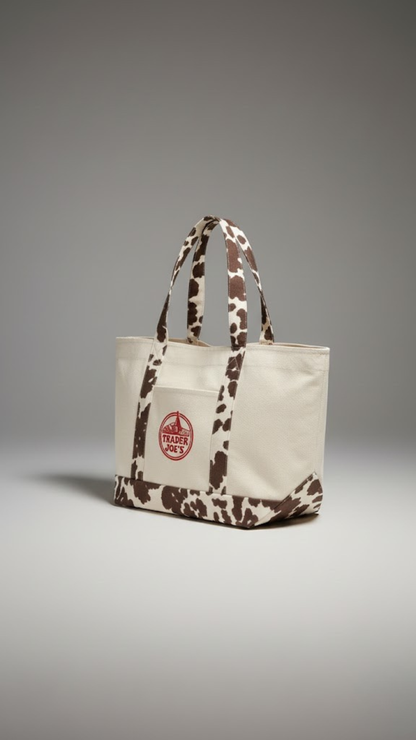 TJ Cow Print Tote