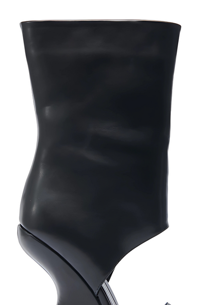 Wedge Open Toe Booties
