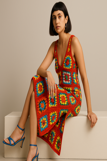 Knit Halter Dress