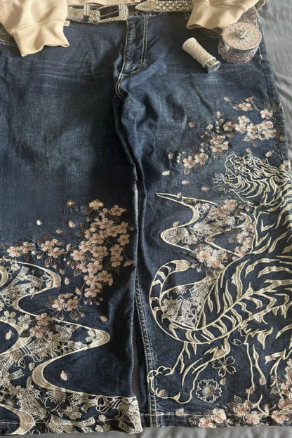Unisex Tiger Jeans