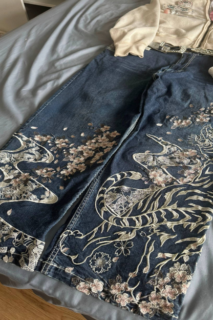Unisex Tiger Jeans