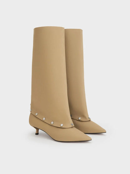 Studded Convertible Heels
