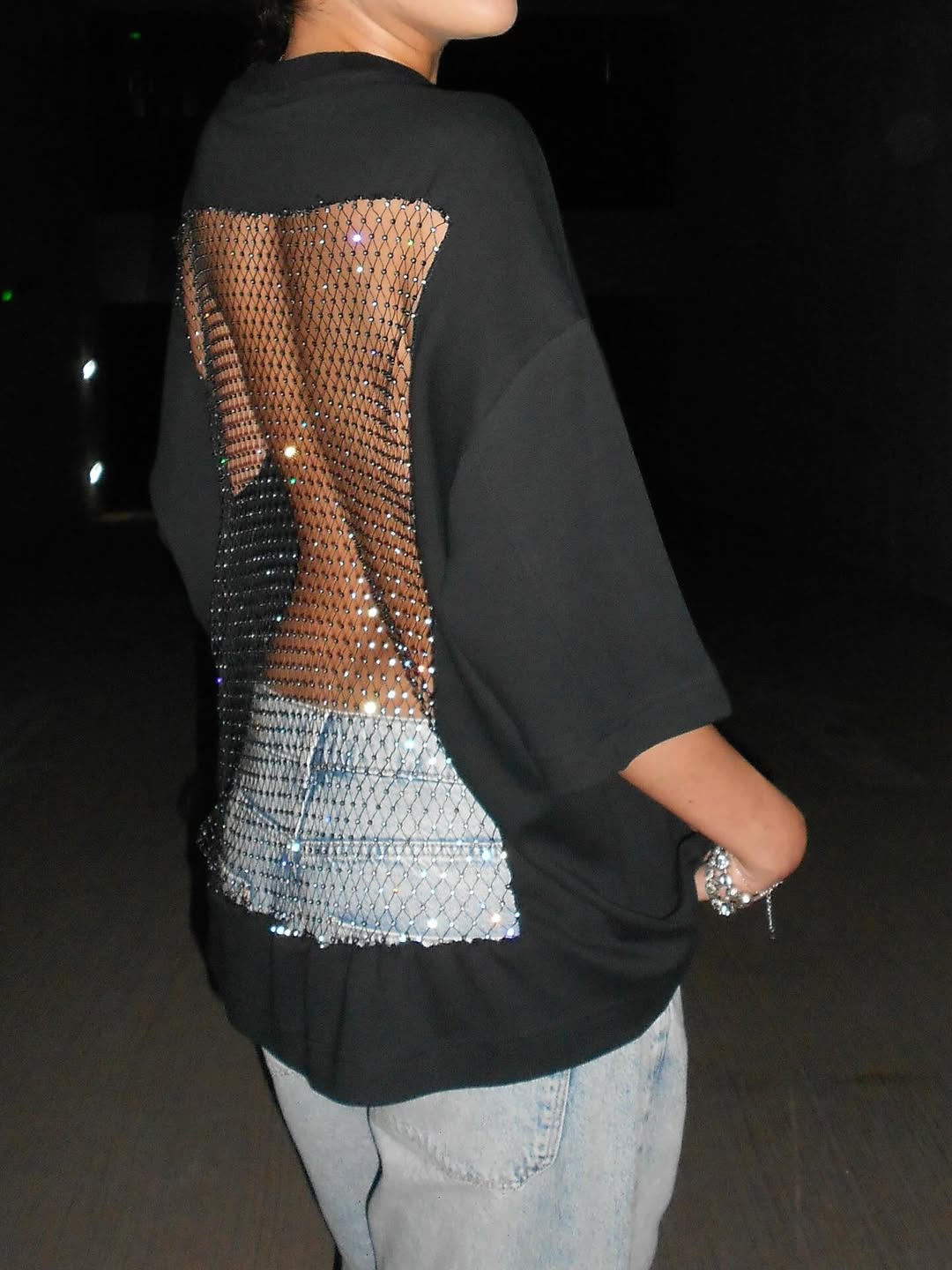 Crystal Mesh Top