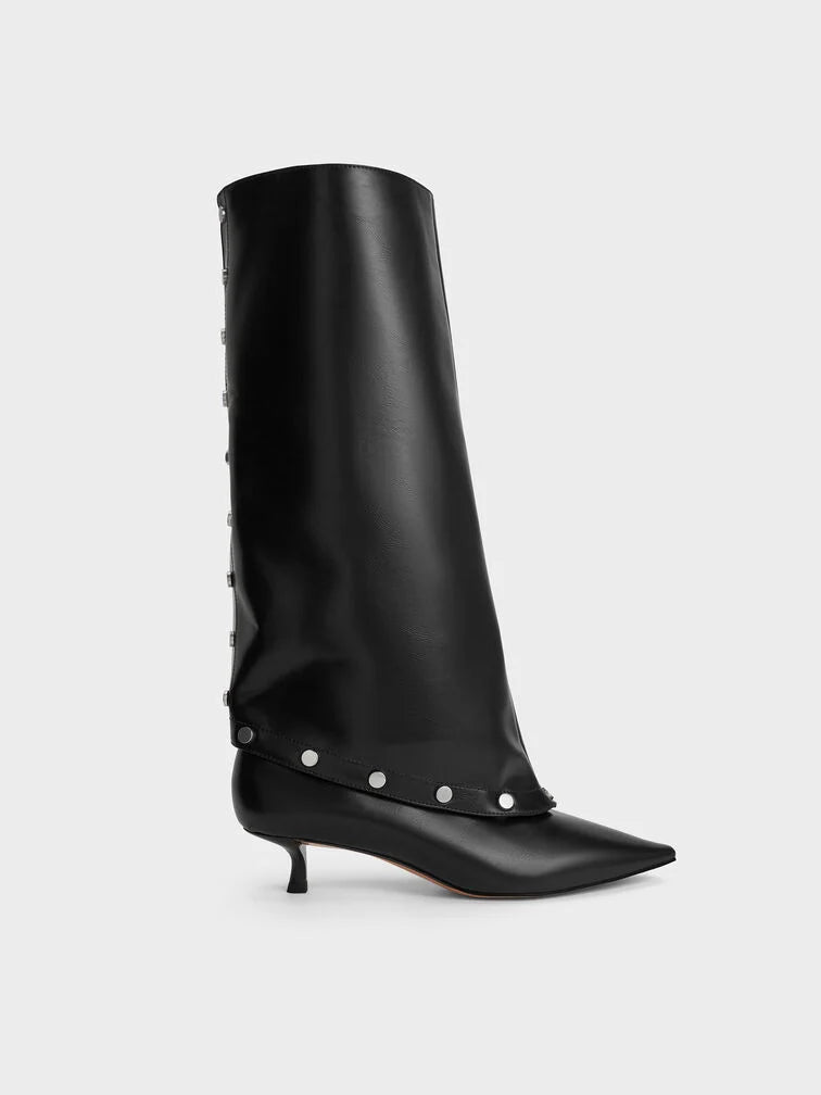 Studded Convertible Heels
