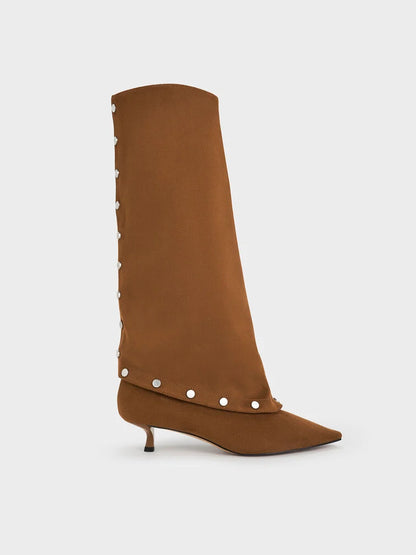 Studded Convertible Heels
