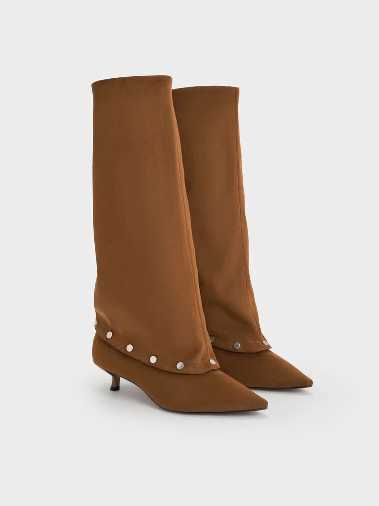 Studded Convertible Heels