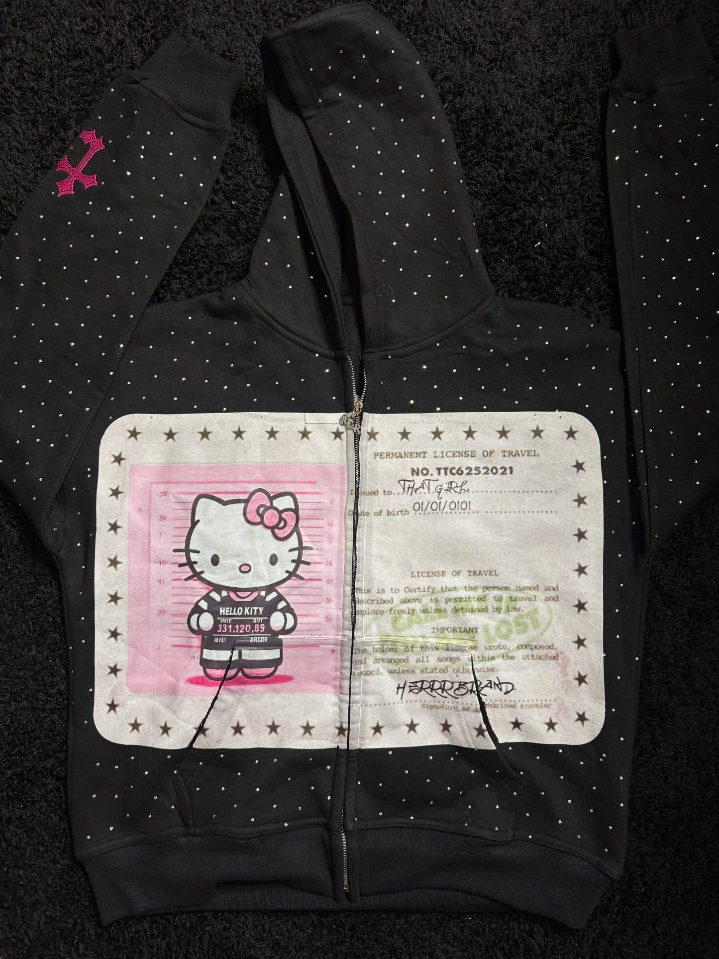 Rhinestone Hoodie