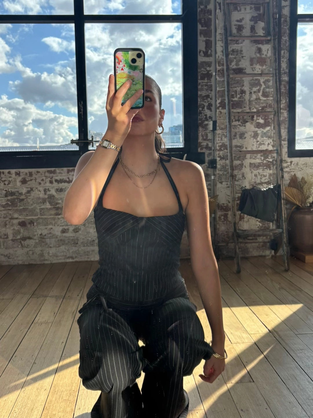 Pinstripe Pants